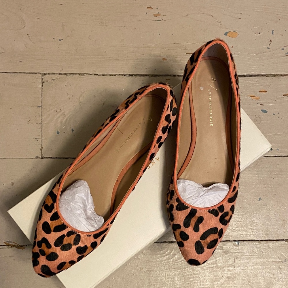 Anthropologie Leopard Print Women's Flats